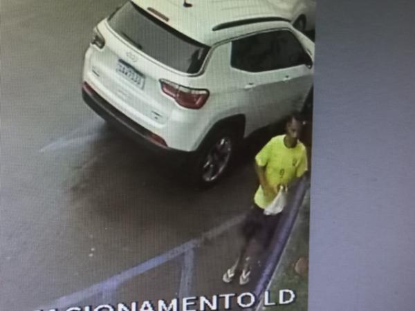 Sorriso: Bandido é flagrado furtando bicicleta no estacionamento do shopping